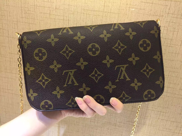 POCHETTE FELICIE ルイヴィトン スーパーコピー ルイヴィトン 限定ポシェット M62145 ステッカーショルダーバッグ